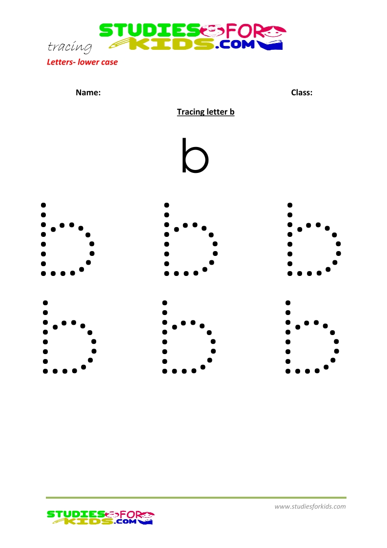 Tracing Letter B Free Printables | Lesmyl Scuisine